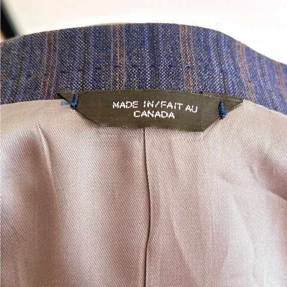 Vintage 70s 80s Wool Pinstripe Blazer – A. Gold & Sons Montreal - Picture 10 of 16